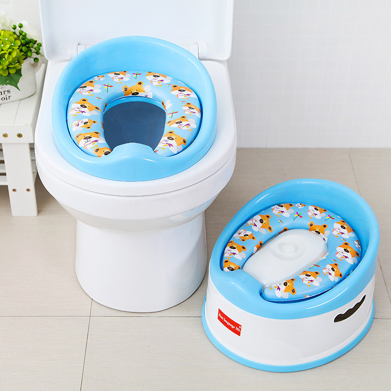 Portable Baby Products Dairy Plastic Baby Toilet Chair Training Potty PP/PU