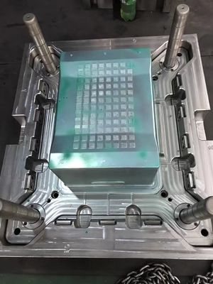 Cold Runner Automatic Drop Multi Cavity Fruit Crate Mould Plastic Injection Mould