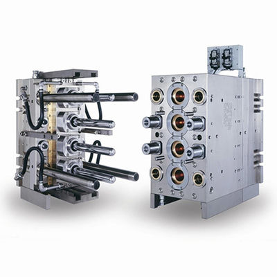 Preform Plastic Injection Moulding Die , Industrial Moulds 5 Gallon 4 Cavity