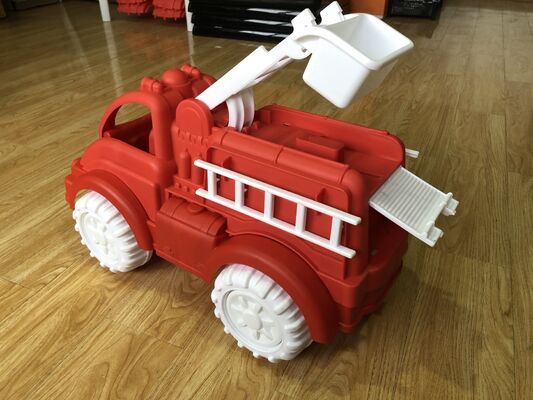Buy High-precision CNC machining plastic injection mold for toy firetruck and plastic wheels with optimized cooling system and customizable cavity number online manufacture