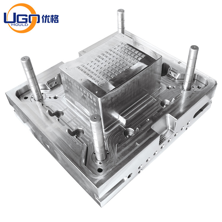 Fruit Crate Plastic Injection Mould Cold Runner Automatic Drop Semi / Automatic Ejector